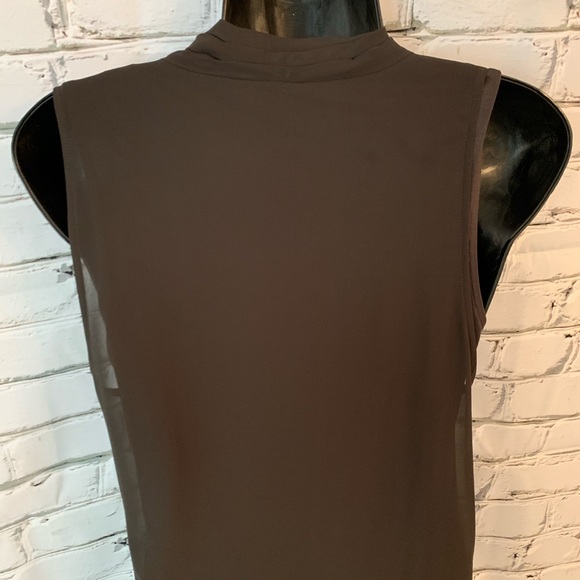 ALL Saints Sheath Black Dress Sleeveless Sz 4 - Picture 4 of 8